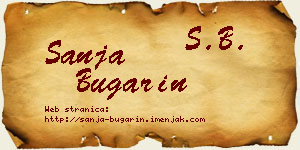 Sanja Bugarin vizit kartica